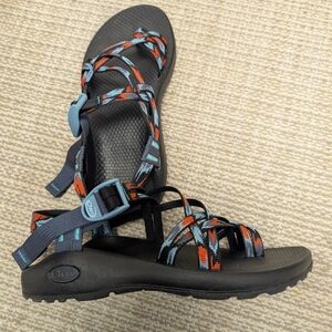 Chaco Black and Multicolor Strappy Sandals
